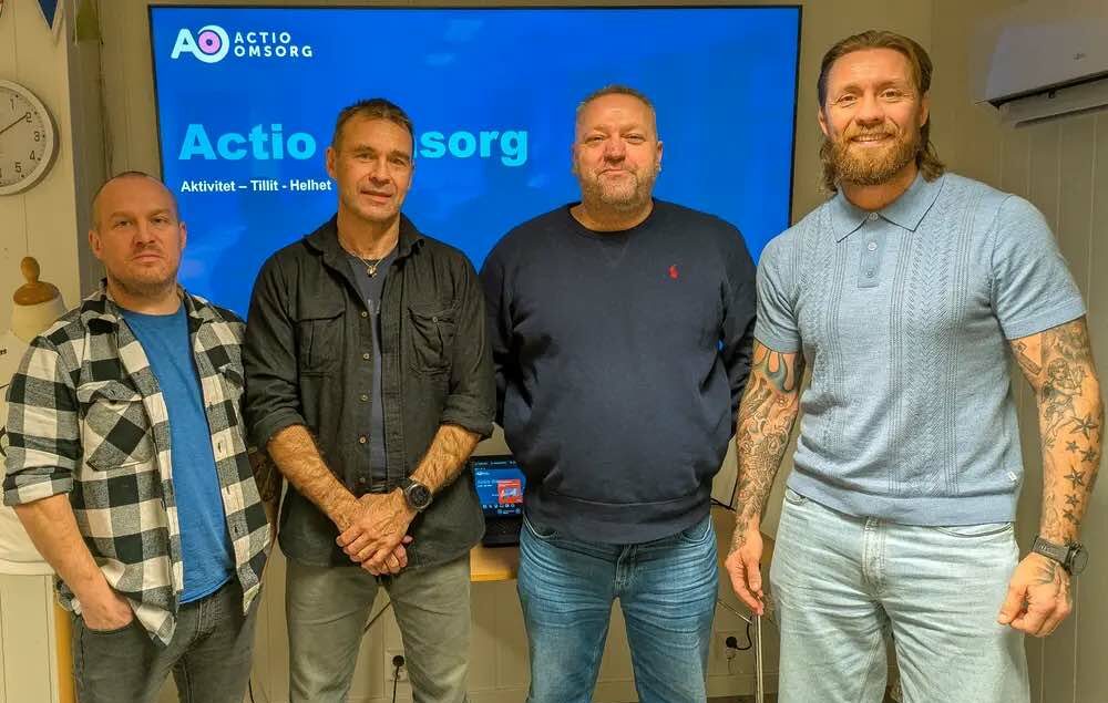 Nyhetssak om stiftelsen av Actio Omsorg